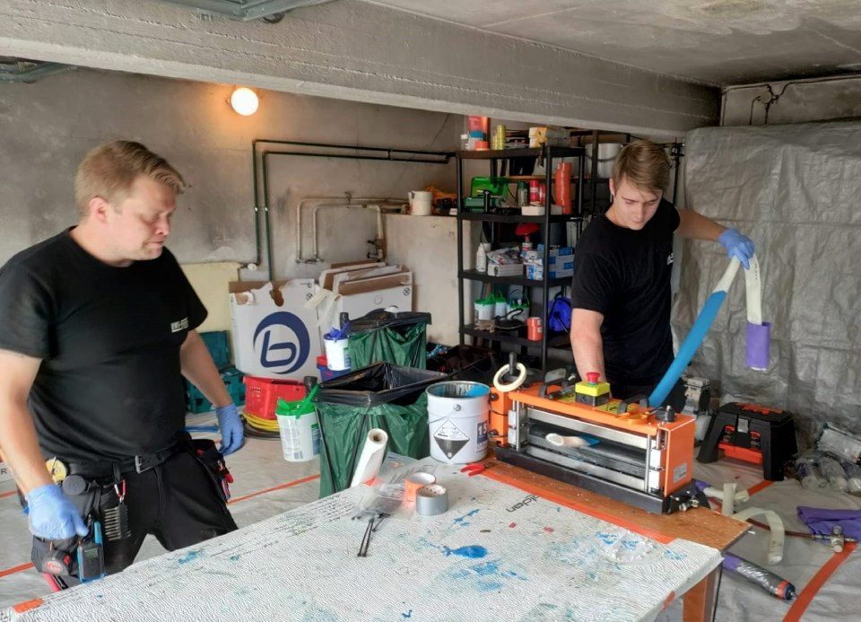 Sukituskalustoa valmistellaan urakkaan